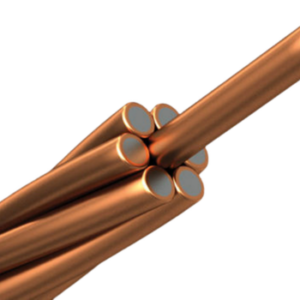 cable acs07 cal. 9 de acero con recubrimiento de cobre al 30%