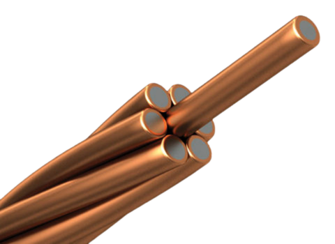 cable acs07 cal. 9 de acero con recubrimiento de cobre al 30%